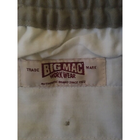 BIg Mac Workwear Dark Khaki Casual Work Uniform Pants Mens Size 48x36 - Picture 9 of 10